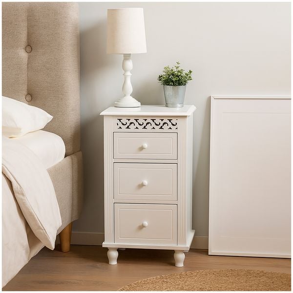 Produktbild: HTI-Living Kommode Miriam 7585 wei&szlig; MDF Kommode Miriam 7585 wei&szlig; MDF
