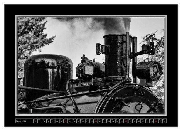 Produktbild: Unter Dampf - Mit der Pre&szlig;nitztalbahn durchs Erzgebirge (Wandkalender 2026 DIN A2 quer), CALVENDO Monatskalender