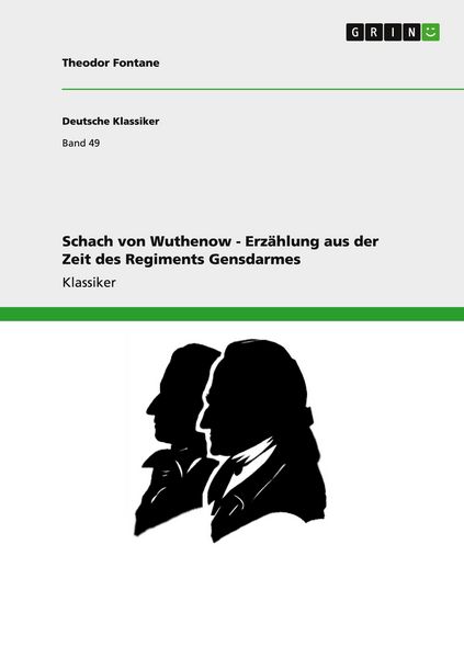 Produktbild: Schach von Wuthenow - Erz&auml;hlung aus der Zeit des Regiments Gensdarmes