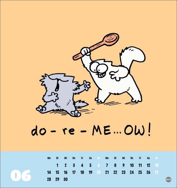 Produktbild: Simons Katze Postkartenkalender 2027