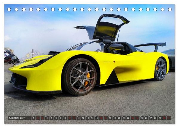 Produktbild: Muscle Cars, Geschwindigkeit und Leidenschaft (Tischkalender 2027 DIN A5 quer), CALVENDO Monatskalender