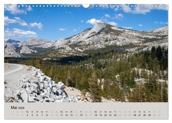 Produktbild: Yosemite, Entlang der Tioga Road (Wandkalender 2026 DIN A3 quer), CALVENDO Monatskalender