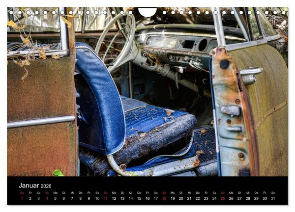 Produktbild: Autos, abgestellt und vergessen (Wandkalender 2026 DIN A4 quer), CALVENDO Monatskalender