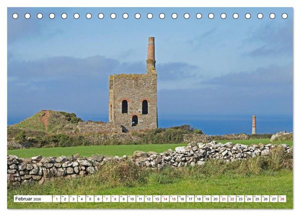 Produktbild: Faszinierende Ansichten von Cornwall (Tischkalender 2026 DIN A5 quer), CALVENDO Monatskalender