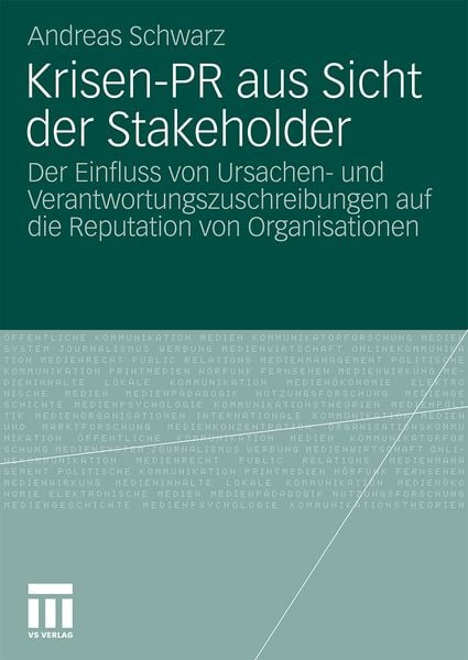 Produktbild: Krisen-PR aus Sicht der Stakeholder