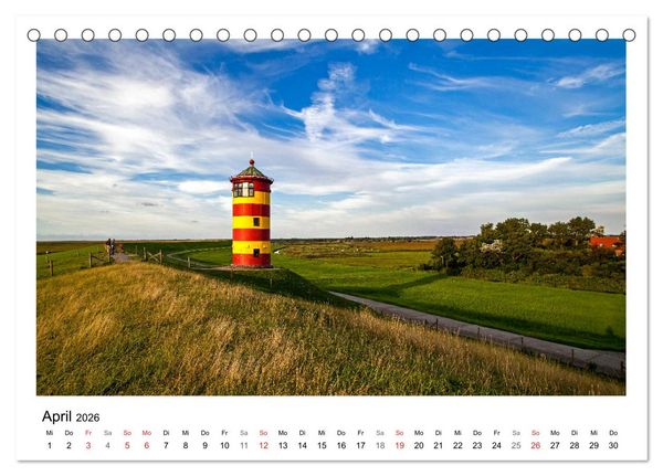 Produktbild: Ostfriesland - Tour (Tischkalender 2026 DIN A5 quer), CALVENDO Monatskalender