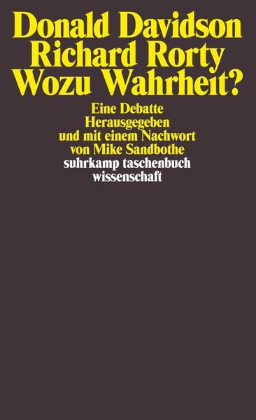 Wozu Wahrheit?