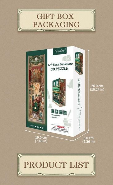 Produktbild: Booknook Left Bank Bookstore