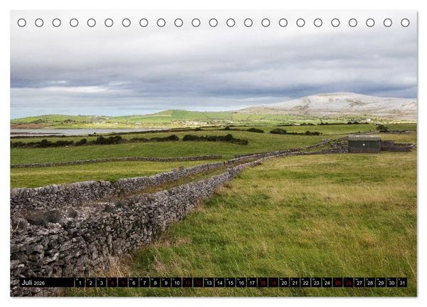 Produktbild: Irland - Feine Ausblicke (Tischkalender 2026 DIN A5 quer), CALVENDO Monatskalender
