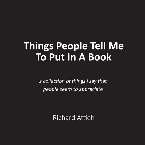 Produktbild: Things People Tell Me To Put In A Book