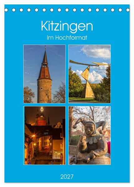 Produktbild: Kitzingen im Hochformat (Tischkalender 2027 DIN A5 hoch), CALVENDO Monatskalender