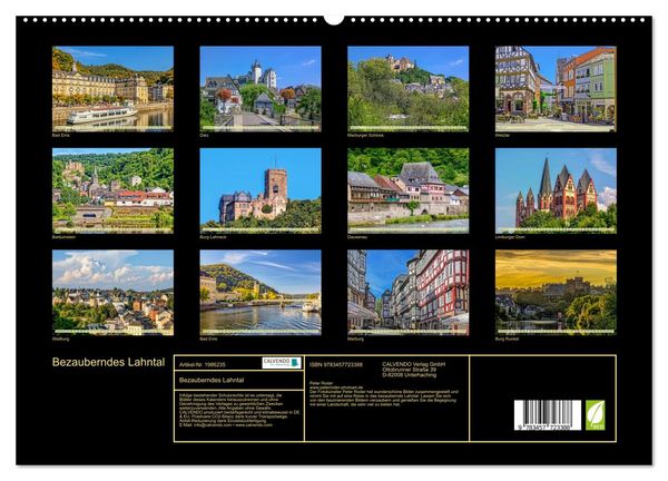Produktbild: Bezauberndes Lahntal (hochwertiger Premium Wandkalender 2026 DIN A2 quer), Kunstdruck in Hochglanz