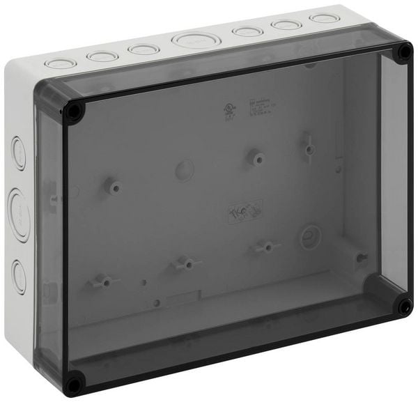 Spelsberg TK PS 2518-8f-tm Installations-Gehäuse 254 x 180 x 84 Polycarbonat, Polystyrol (EPS) Lichtgrau (RAL 7035) 1 St.