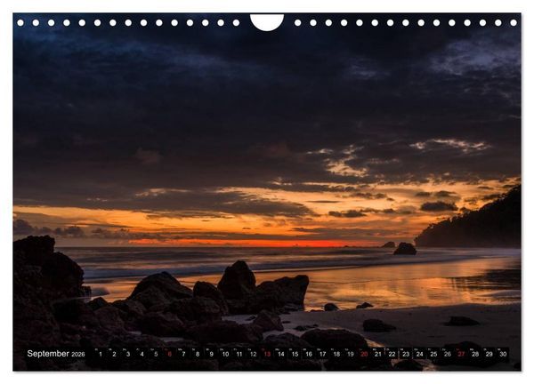 Produktbild: COSTA RICA Farben und Licht (Wandkalender 2026 DIN A4 quer), CALVENDO Monatskalender