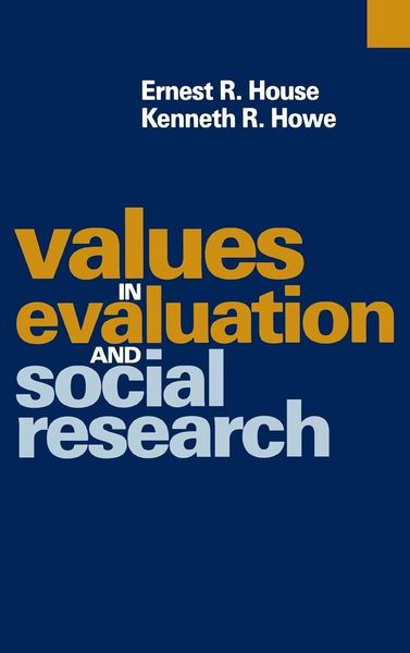 Produktbild: Values in Evaluation and Social Research