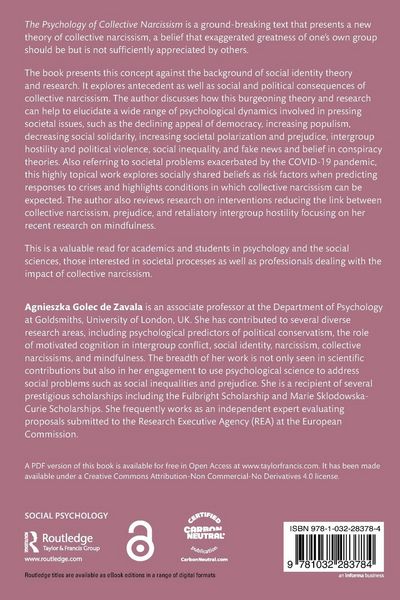 Produktbild: The Psychology of Collective Narcissism