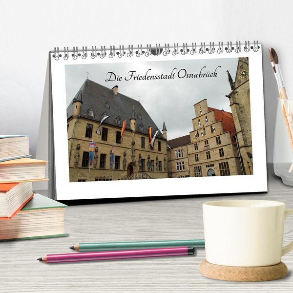 Produktbild: Die Friedensstadt Osnabr&uuml;ck (Tischkalender 2026 DIN A5 quer), CALVENDO Monatskalender
