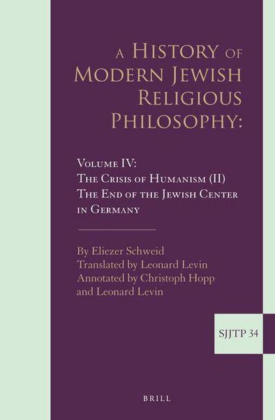 Produktbild: A History of Modern Jewish Religious Philosophy