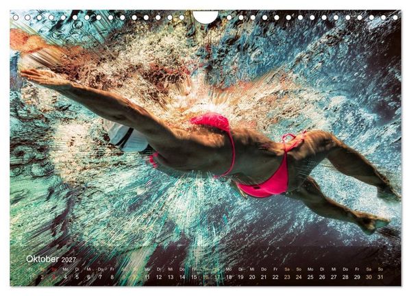 Produktbild: SCHWIMMGL&Uuml;CK (Wandkalender 2027 DIN A4 quer), CALVENDO Monatskalender