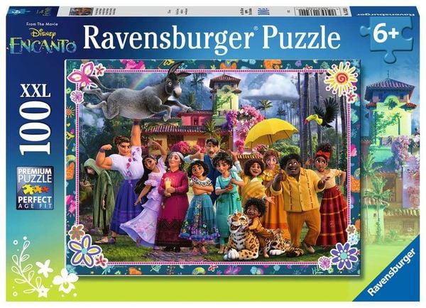 Puzzle Ravensburger Encanto: Die Familie Madrigal 100 Teile XXL