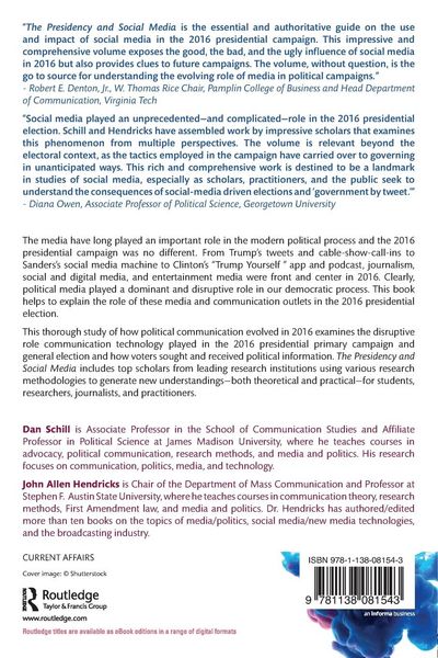 Produktbild: The Presidency and Social Media