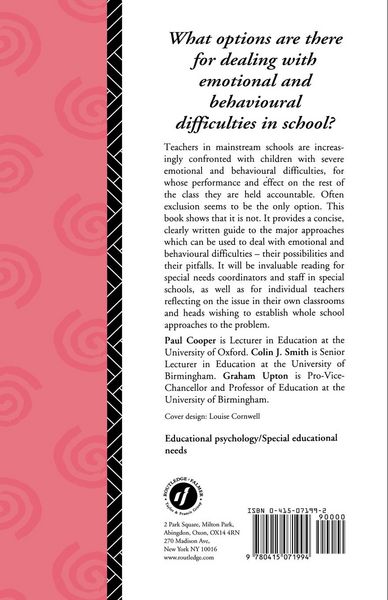 Produktbild: Emotional and Behavioural Difficulties