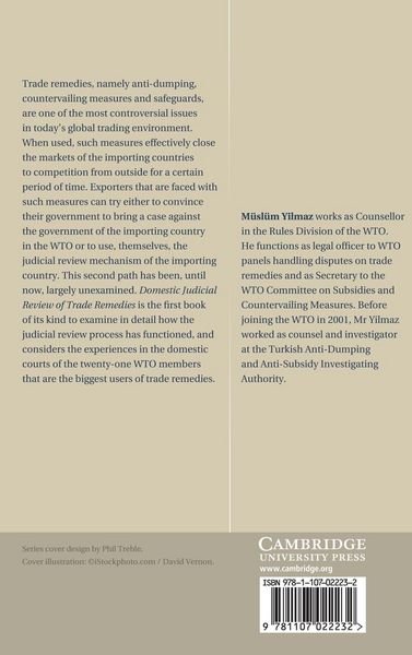 Produktbild: Domestic Judicial Review of Trade Remedies