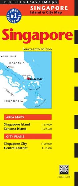 Produktbild: Singapore Travel Map Fourteenth Edition
