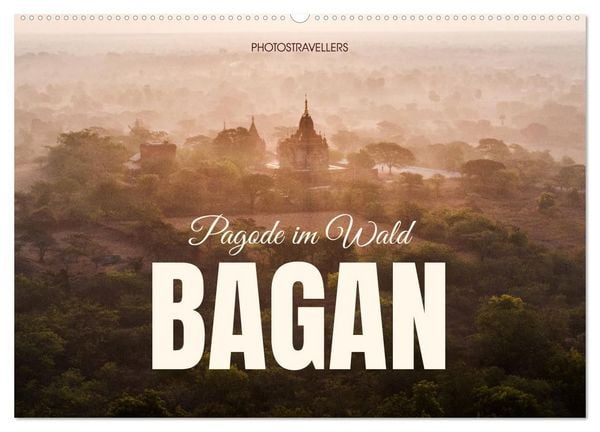 Produktbild: Bagan - Pagode im Wald (Wandkalender 2027 DIN A2 quer), CALVENDO Monatskalender