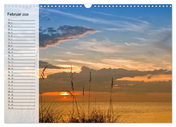 Produktbild: FLORIDA Idyllischer Sonnenscheinstaat (Wandkalender 2026 DIN A3 quer), CALVENDO Monatskalender