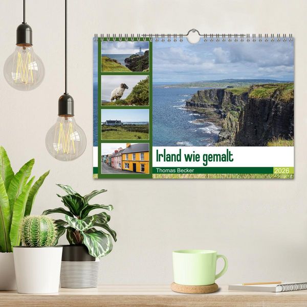 Produktbild: Irland wie gemalt (Wandkalender 2026 DIN A4 quer), CALVENDO Monatskalender
