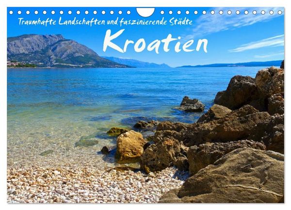 Produktbild: Kroatien - Traumhafte Landschaften und faszinierende St&auml;dte (Wandkalender 2026 DIN A4 quer), CALVENDO Monatskalender