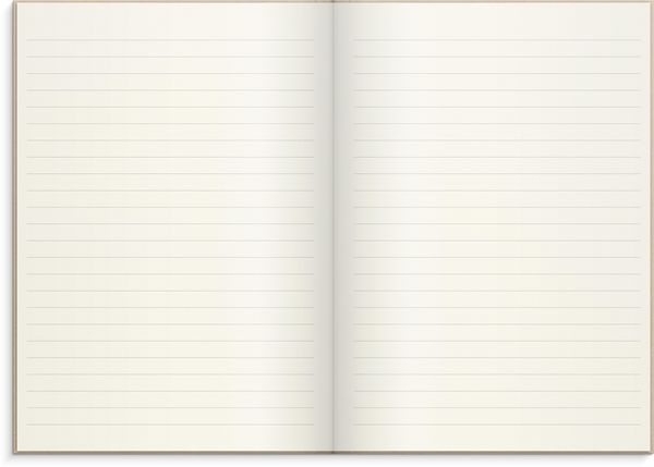 Produktbild: Burde Notizbuch Textil beige liniert A5