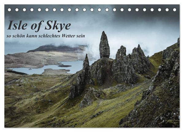 Produktbild: Isle of Skye - so sch&ouml;n kann schlechtes Wetter sein (Tischkalender 2026 DIN A5 quer), CALVENDO Monatskalender