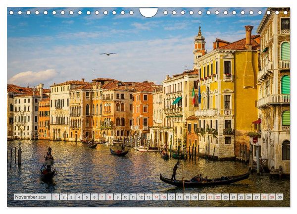 Produktbild: Wundervolles Venedig (Wandkalender 2026 DIN A4 quer), CALVENDO Monatskalender