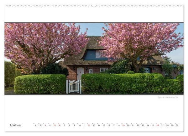 Produktbild: Emotionale Momente: Sylt de Luxe - die sch&ouml;nste deutsche Insel. (Wandkalender 2026 DIN A2 quer), CALVENDO Monatskalender