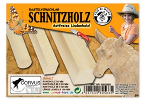 Produktbild: CORVUS Kids at Work Schnitzholz