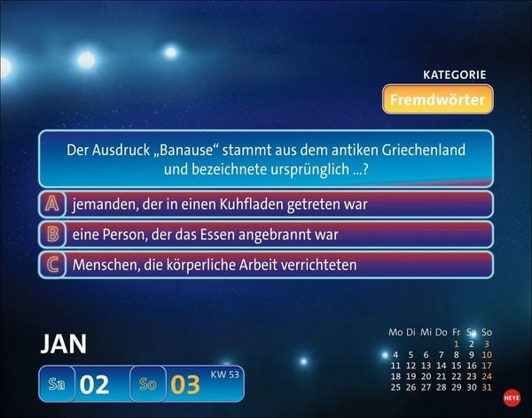 Produktbild: Wer wei&szlig; denn sowas? Tagesabrei&szlig;kalender 2027