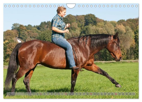 Produktbild: Natural Horsemanship - Partnerschaft mit Pferden (Wandkalender 2026 DIN A4 quer), CALVENDO Monatskalender