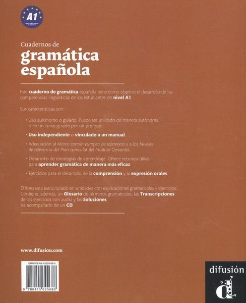 Produktbild: Tonnelier, B: Cuadernos de gram&aacute;tica espa&ntilde;ola A1