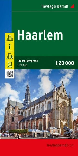 Produktbild: Haarlem, Stadtplan 1:20.000, freytag & berndt