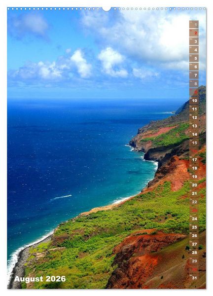 Produktbild: Aloha - Wasser auf Hawaii (Wandkalender 2026 DIN A2 hoch), CALVENDO Monatskalender