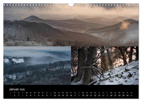 Produktbild: Atemberaubende und Emotionale Landschaften in der Pfalz (Wandkalender 2026 DIN A3 quer), CALVENDO Monatskalender