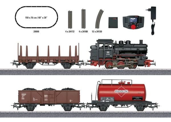 Märklin 29890 H0 Digital-Startpackung Güterzug mit BR 89.0