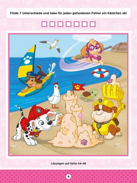 Produktbild: PAW Patrol Kindergartenheft: Finde den Fehler!