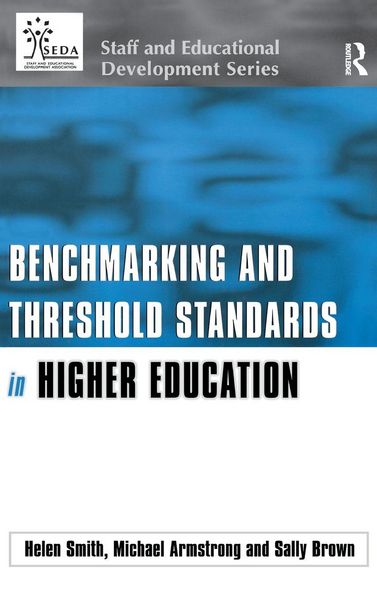 Produktbild: Benchmarking and Threshold Standards in Higher Education