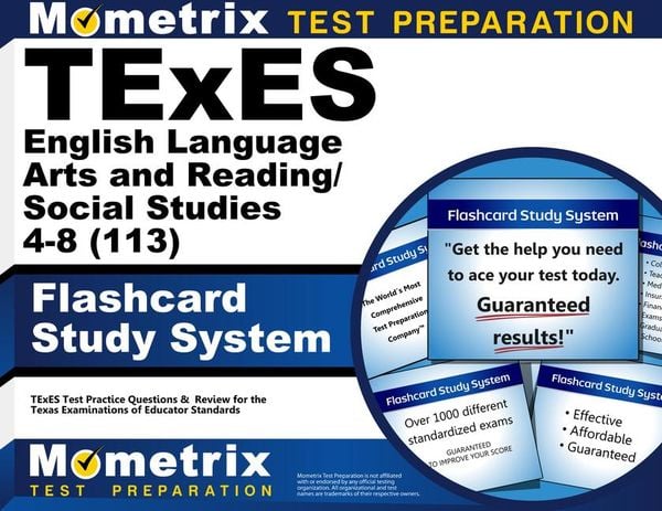 Produktbild: TExES English Language Arts and Reading/Social Studies 4-8 (113) Flashcard Study System