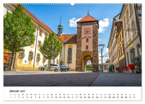 Produktbild: Villingen-Schwenningen - Impressionen einer Stadt (hochwertiger Premium Wandkalender 2027 DIN A2 quer), Kunstdruck in Hochglanz