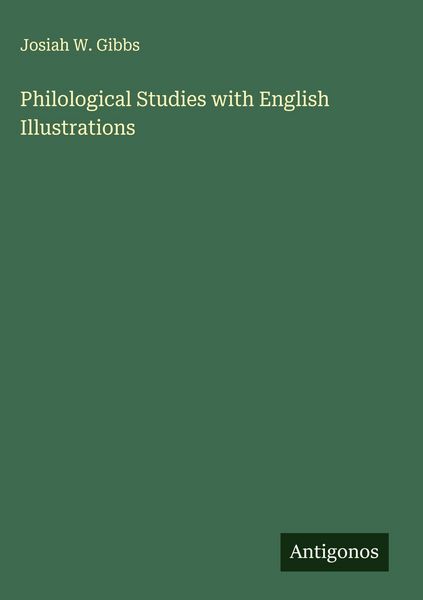 Produktbild: Philological Studies with English Illustrations