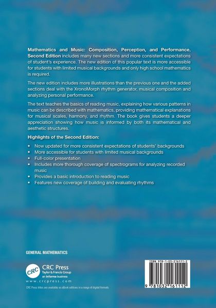 Produktbild: Mathematics and Music